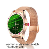 Hot sales woman Smart Watch With Bluetooth Calls 2021 New female Smartwatch Blood Pressure Monitor For Android ios smartphones
