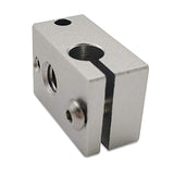 V6 New Heating Aluminum Block Heating Block e3d Printer Accessories Extruded Alu J0PB