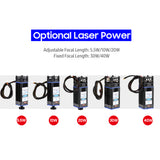 450nm 40W Laser Module Fixed Focal Length Laser Engraving Head High Speed Laser Engraver Cutter 3D Printer CNC Router