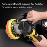 6-inch Variable Speed Dual Action Car Polisher Polishing Machine Electric Powered Waxer Electric Vibration Polishing Machine