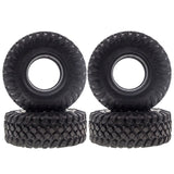 4PCS 128MM 2.2 Rubber Wheel Tires Tyre for 1/10 RC Crawler Car Axial SCX10 90046 RR10 Wraith Traxxas TRX4 TRX-6