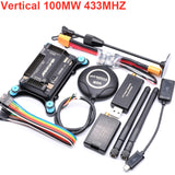 APM2.8 APM 2.8 flight controller+M8N GPS +power module+gps stand+shock absorber + Radio Telemetry for RC Quadcopter Multicopter