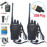 2pcs/lot baofeng BF-888S Walkie talkie Two-way radio set BF 888s UHF 400-470MHz 16CH walkie-talkie Radio Transceiver