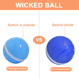 New 2nd Generation Waterproof Pet Magic Roller Wicked Ball Auto Sleep Anti-bite USB Electric LED Rolling Flash Ball Cat Dog Toy