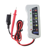 Car Battery Tester 12V Motorcycle Fault Detector Battery Tester Digital Alternator Analyzer Auto Repair Car Diagnostic Tool