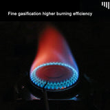 3500W Outdoor Camping Furnace Outdoor Gas Stove Picnic Barbecue Stoves Windproof Cooking Metal Foldable Furnace