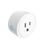 Smart Wi-Fi Plug Wireless Wifi Socket APP Remote Control Voice Control Schedule Function Smart In-wall Socket Outlet 10A White