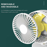 3-in-1 5-inch Mini USB Fan Portable Computer Pc Fans Summer 3-speed Silent Small Fan For Office Home Beach