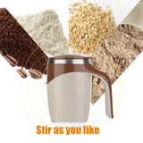 Portable Self Stirring Coffee Mixer Cup Electric Shaker Milk Juice Blender Machine Self Mixing Coffee Mug for Home Kitchen 400ML