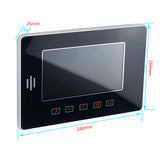 Hot 7" video intercom system doorbell night vision IR 700tvl door camera waterproof unlock for home apartment video door phone
