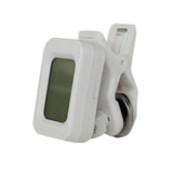 1pc 440Hz Electric Tuner Clip-on LCD Screen For Chromatic Tuner 180 Degrees Rotatable For Ukulele Bass Violin Tuner Blue/White