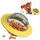 Pet Leakage UFO Feeder Toys Dog Food Interactive Playing Chasing Chewing Bowl Treat Dispenser Ball Toy
