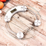 180KG Tempered Glass Digital Weighing Scale Electronic Tempered Glass Body Weight  LED Digital Scales