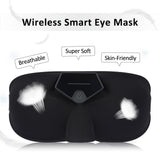 Eye Massager Electric Smart Wireless Electric Pulse Massager Soft Breathable Blindfold Sleep Aid Stress Relief For Home Travel