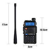 2pcs Real 8W Baofeng UV-5R Walkie Talkie UV 5R High Power Amateur Ham CB Radio Station UV5R Dual Band Transceiver 10KM Intercom