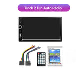 2 Din Stereo Receiver Carplay Gps Car Radio FM Audio Bluetooth 7" Autoradio MP5 Video Player For Universal USB TF FM Receiver