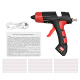 Electronic Cordless Hot Melt Glue Gun Digital Display Adjustable Temperature Glue Quantity Ouctput with 30pcs Glue Sticks