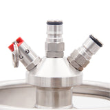 Mini Keg Ball Lock Tap Dispenser Include 50cm Silicone Hose 304 Stainless Steel Dispenser Homebrew Spear