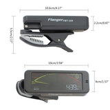 Universal Clip-on Guitars Tuner with Clear LCD Display Screen Instrument Tuner