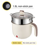 220V Multifunctional Electric Cooker Heating Pan Electric Cooking Pot Machine Hotpot Noodles Rice Eggs Soup double Steamer