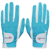 Efunist Women Golf Glove 1 Pair Left Hand Right Hand 3D Performance Mesh Non-slip Micro Fiber Golf Gloves Drop Ship