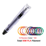 DIY 3D Printing Pen 5V 3D Pen Pencil 3D Drawing Pen Stift PLA Filament For Kid Child Education Hobbies Toys Birthday Gifts
