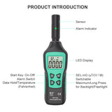 Geiger Counter Electromagnetic Nuclear Radiation Detector Electromagnetic Wave Radiation Tester FUYI FY876 Radiation Dosimeter