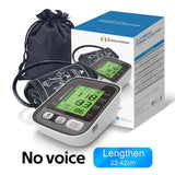 Upper Arm Blood Presure Meter Monitor Heart Rate Pulse Sphygmomanometer Rechargeable LCD Automatic Digital Tensiometer