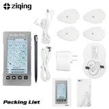 12 Modes Dual Channel Ems Tens Massager Electric Muscle Electrodes Massage Relaxation Physiotherapy Stimulator Pads Body Machine