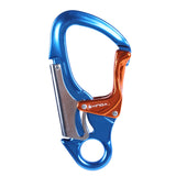 30KN Aluminum Carabiner Snap Hook Mountaineering Climbing Rappelling Rescue Gear Exploring Rappelling Rescue Engineering