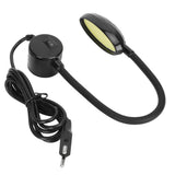 8W LED Sewing Machine Light Magnetic Base 48 LEDs Long Flexible Gooseneck Work Light for Painting Workbench Sewing Reading