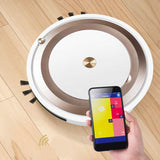 Robot Vacuum Cleaner,App Control Robotic Home Cleaning 90 Min Run Time,for Pet Hair Low-Pile Carpets & Most Floor Types