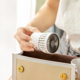 Mini Fan Portable Neck Wireless Fan Usb Rechargeable Small Clip Fan 1000mAh Battery Air Cooler Desktop Outdoor Handheld Fan