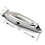 Kemei 1949 Professional Hair Clipper All Metal Men Electric Cordless Hair Trimmer 0mm Baldheaded T Blade Finish Haircut Machine