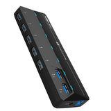 USB3.0 splitter 7 ports with power supply Hub computer high-speed expansion conversion multi-interface hub