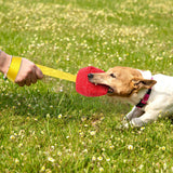 Interactive Dog Ball Toy Large Dogs Bite Training Tugs Pillow Nylon Rope Handle Pet Chewing Ball Toys For Agility Equipment