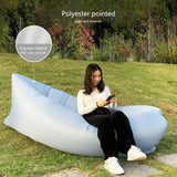 Foldable Inflatable Sofa Inflatable Loungers Couch Sleeping Bed For Outdoor Travel Camping Hiking Swimming Pool Beach Parties