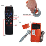 Crane Scale 1000KG 1 Ton 2000 lb Digital Scales 500kg/1000lb LCD High Accurate Industrial Heavy Duty Hook Hanging Scales Balance