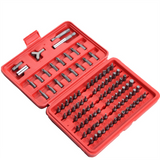 100Pcs Security Bits Set Slotted Cross Star Hex Socket Adapter Hook Driver with Storage Box