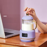 220V 400ML Household Electric Kettle Automatic Portable Mini Stewing Pot Heating Glass Health Perserving Bottle Cup