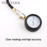 Gasoline Engine Compression Tester Auto Petrol Gas Engine Cylinder Automobile Pressure Gauge Tester Automotive Test Kit 0-300psi