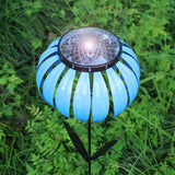 Waterproof Outdoor Backyard Diaplay Garden Stake LED Lighting Landscape Plug In DIY Craft Solar Flower Light Lawn Home Decor