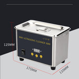 GTSONIC 800ml Ultrasonic Cleaner Bath Timer Jewelry Brush Glasses Manicure Stones Cutters Dental Razor Parts Ultrasound Sonic