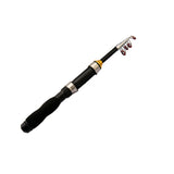 Rod Gear 1.7M Telescopic Fishing Spinning Small Ultra-Short Pole 1.0M Mini 1.2M1.5M Fishing Glass Sea Rod Lawaia Shrinks Fishing