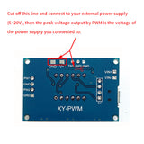 Micro USB DC 2CH Adjustable PWM Signal Generator DIY Duty Cycle Pulse Frequency Module Digital LED Display Tube 5V 12V 24V