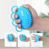 1 Pcs Finger Silicone Grip Ball Massage Rehabilitation Training Elderly Fitness Exercise Golfer Finger Strength Circle Grip