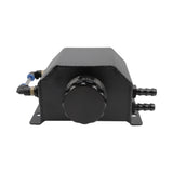 Universal 1L Oil Catch Can Alloy Aluminium Engine Breather Tank Radiator Overflow Tan