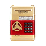 Safety Electronic Password Chewing Coin Cash Deposit Machine Gift for Children Kids Electronic Piggy Bank ATM Password Money Box