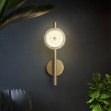 Nordic Golden Glass Wall Lamp Living Room Bedroom Aisle Corridor Background Wall Decoration Wall Ligh Kitchen Lighting Fixture
