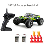 S801 S802 Rc Car 1/32 2.4g Mini High-speed Remote Control Car Kids Gift For Boys Built-in Dual Led Lights Car Shell Luminous Toy